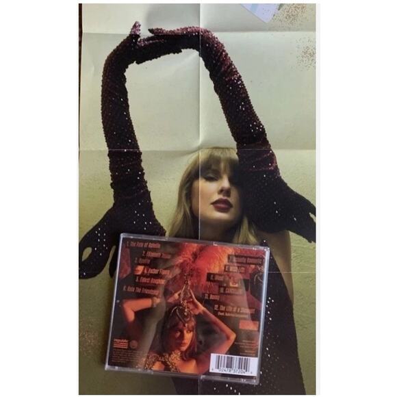 CD Taylor Swift: The Life Of A Showgirl + Unique 2-Sided Poster NEW / SEALED - Picture 7 of 7